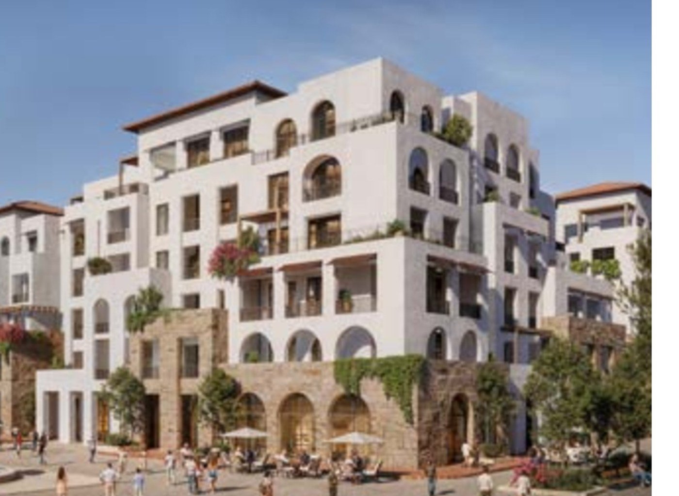 شقق بتصميم متوسطي أصيل